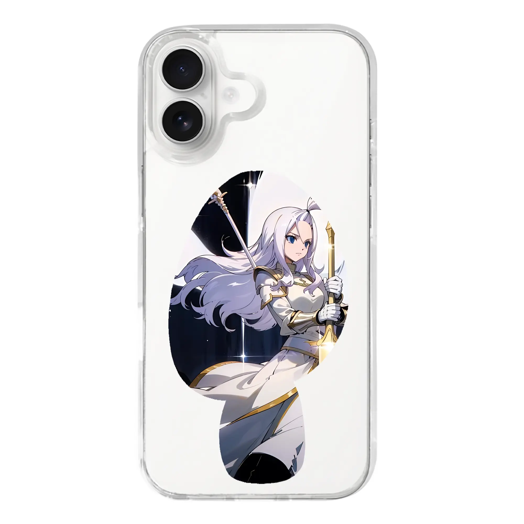 フェアリーテイル グッズ ミラジェーン・ストラウス - iPhone 17シリーズ 透明スマホケース – 薄型・耐衝撃・精密フィット保護カバー